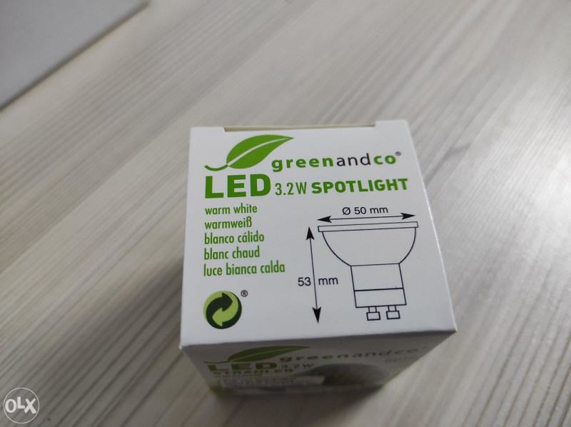 10x GU10 LED Spot 3.2 W/220lm/3000K Warm White
