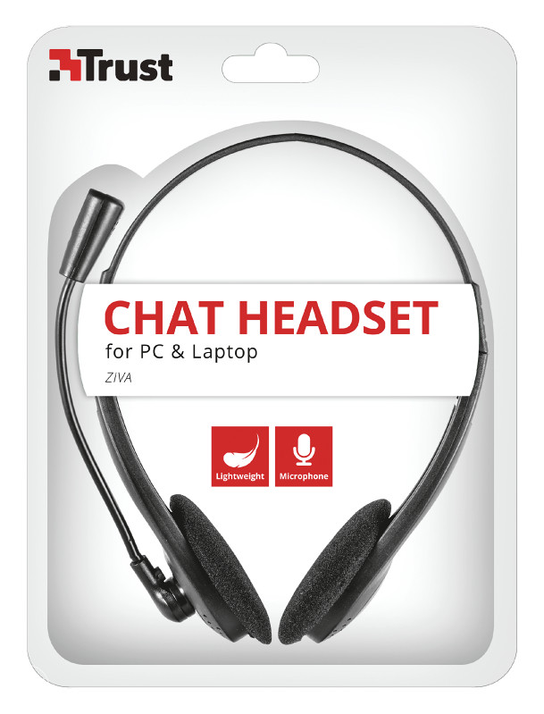 TRUST Ziva Chat Headset Slušalice sa mikrofonom