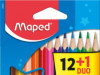 Bojice drvene 12/1 2 fluo bojice Gratis Maped 832021