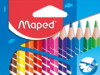 Bojice drvene sa gumicom 12/1 OOPS Maped 832812