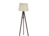 Podna lampa deco krem-bijela 158CM