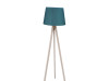 Podna lampa deco tirkizna-bijela 158CM