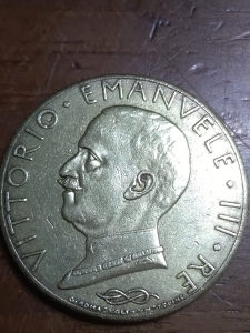 Kovanica 100 lira 1931 replika zlatnika