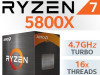 AMD Ryzen 7 5800X 16x3.8-4.7GHz AM4 Box AKCIJA