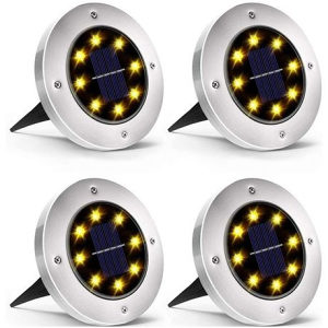 Solarna lampa rasvjeta LED za vrt / 4x