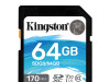 Kingston SD kartica 64GB CanvasGoPlus SDG3/64GB