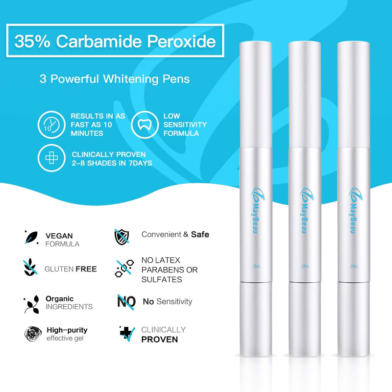 MayBeau Teeth Whitening Kit, set za izbjeljivanje zubi