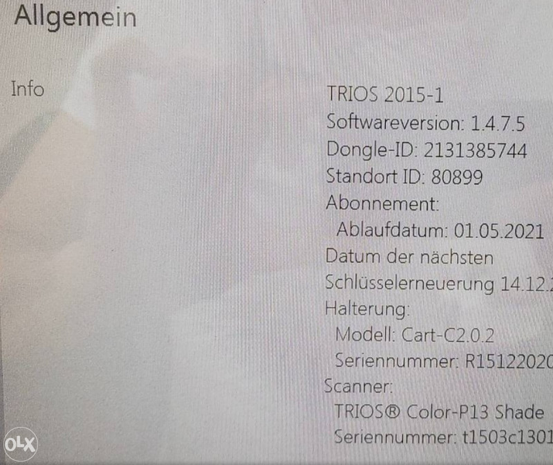 Intraoralni 3d skener trios 3shape - zubarska stolica