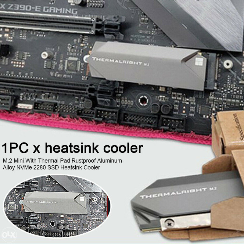 M.2 NVMe 2280 SSD hladnjak