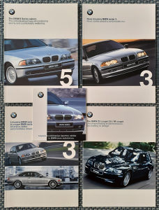 BMW 3  BMW 5  BMW Z3  katalog prospekt - 5 komada