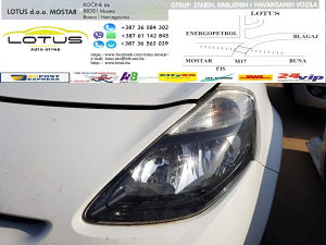 Renault Clio 3 2011-farovi (ostali dijelovi)