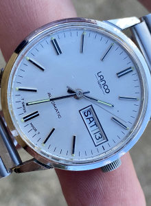Sat LANCO AUTOMATIC Day-date /80s Vintage
