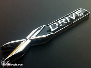 BMW Xdrive X drive metalna naljepnica znak