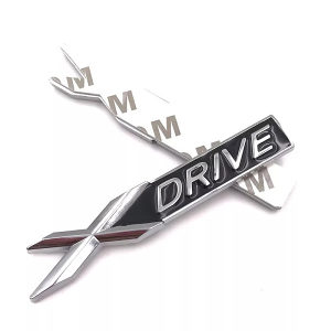 2X BMW Xdrive X drive metalna naljepnica znak