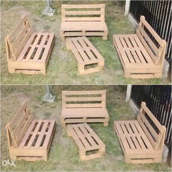 Palete, baštenski nameštaj od paleta