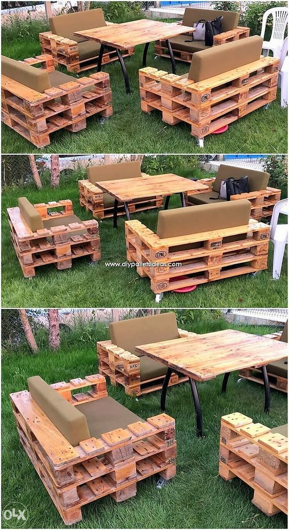 Palete, baštenski nameštaj od paleta