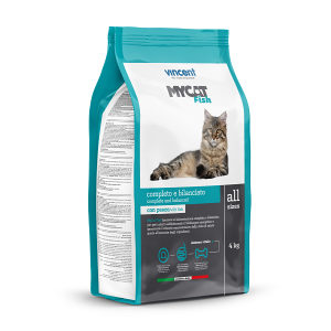 VINCENT hrana za mačke, MYCAT PLAVA RIBA, 4 KG