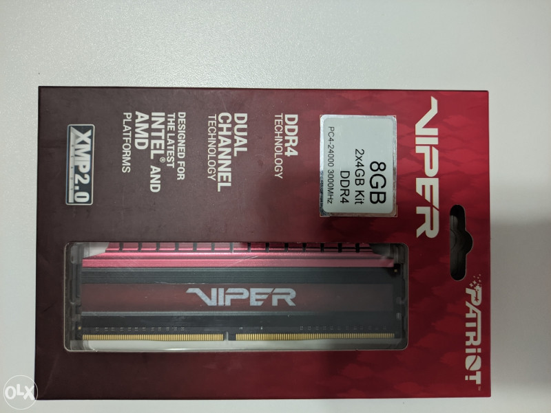 Patriot Viper 2x4GB DDR4 3000MHz (8GB) Memorije (RAM)