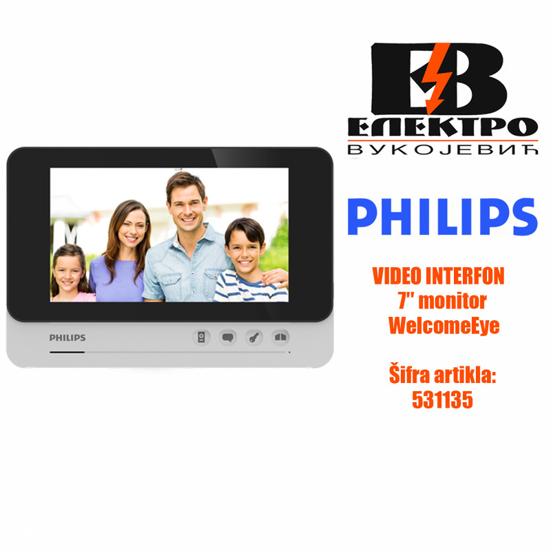 Video interfon monitor 7 WelcomeEye Philips