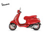 Vespa Primavera Red 50 E5 2021