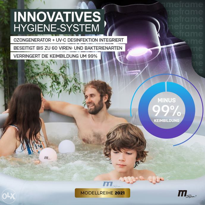 Jacuzzi mobilni - Hidromasažni bazen Miweba F-TU061