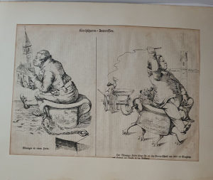 Anticke karikature iz novina 1849