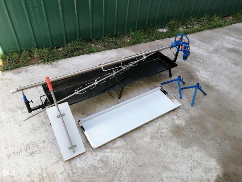 Motor razanj inox pecenjara preklopna (Komplet set) - Roštilji i