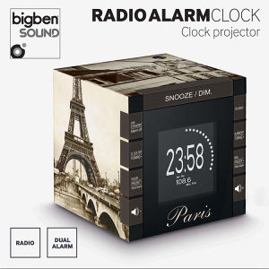 Radio/alarm  sat-projector Paris BigBen RR70