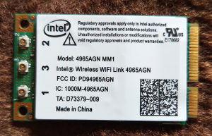 WiFi mrežna kartica Intel Wireless 4965AGN