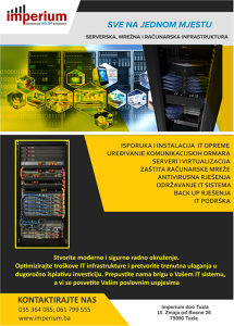Serverska, mrežna i računarska infrastruktura