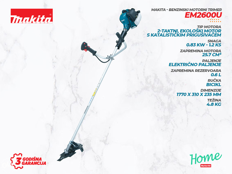 Trimer clearance makita em2600u