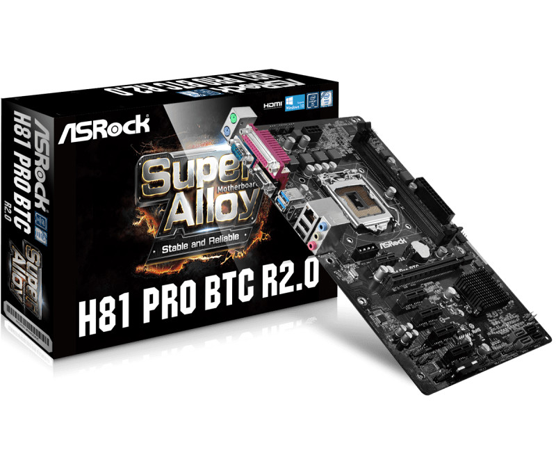 ASRock H81 Pro BTC R2.0 matična sa proc IntelCeleron