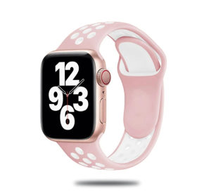 Apple Watch nike narukvica light pink white