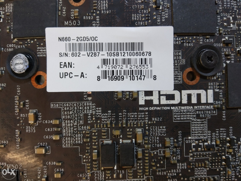 Msi GTX660 2GB DDR5