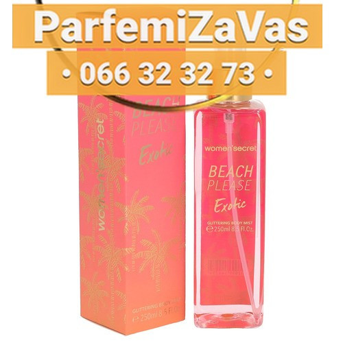 Women Secret Beach Please Exotic 250ml Body Mist 250 ml enski