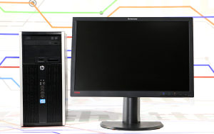 KOMPLET - HP 8300 i5 3Gen - 24" Full HD Lenovo