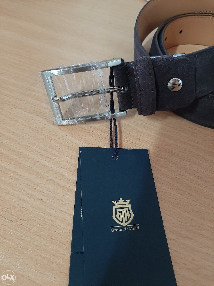 Kvalitetni elegantni muški kaiš od platna kože prava ko