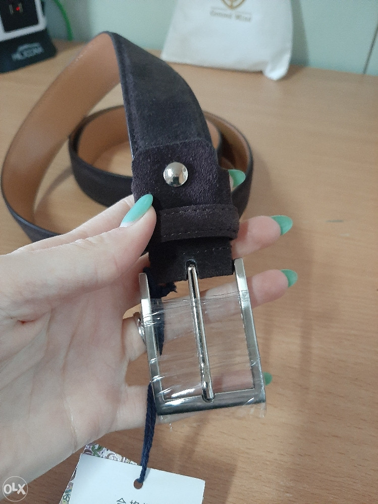 Kvalitetni elegantni muški kaiš od platna kože prava ko