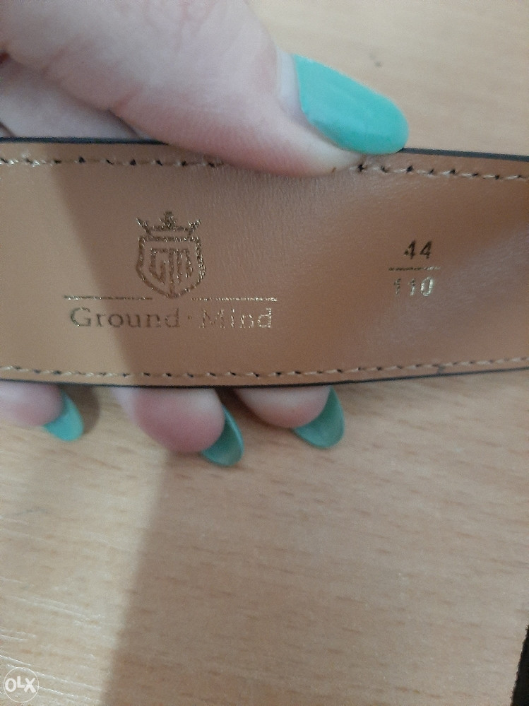 Kvalitetni elegantni muški kaiš od platna kože prava ko