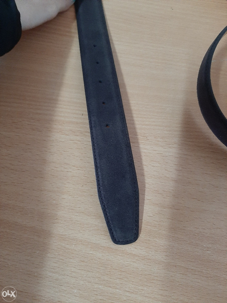 Kvalitetni elegantni muški kaiš od platna kože prava ko
