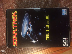 Original Star Trek video kasete