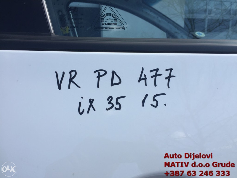 Vrata PREDNJA DESNA Hyundai ix35 2015