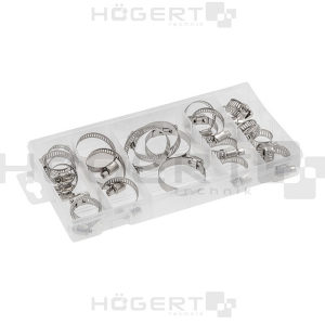 HOEGERT Set šelni stezaljki za crijevo 40kom HT8G512