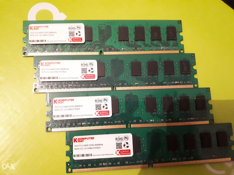Barrette Mémoire DDR2 4Go 800MHz PC2-6400 - 240 Broches, CL5, Garantie à Vie - 6