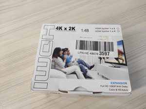 4K HDMI splitter 1x4, duplicira sliku na 4 hdmi izlaza