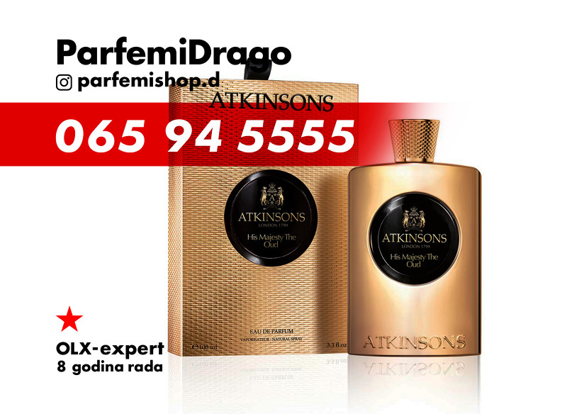 Atkinsons His Majesty The Oud EDP 100ml TESTER 100 ml