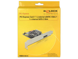 PCI Express kartica 1 vanjski eSATA DELOCK 3 Gb 022192