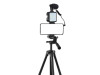 K-05LM Vlogging tripod sa mikrofonom LED Light