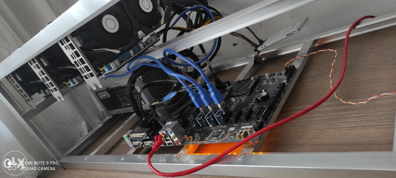 Hive Os P 106 100 Mining Rig, 3x Nvidia P106-100 6gb 70mh Mining