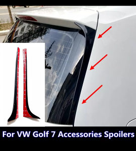 Bočne lajsne vrata prtljažnika gepektu Spojiler Golf 7
